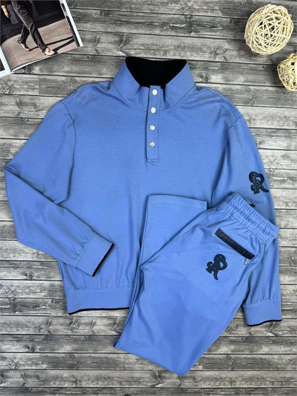 Спортивный костюм SR со вставками кожи крокодила 137408 - фото 249130