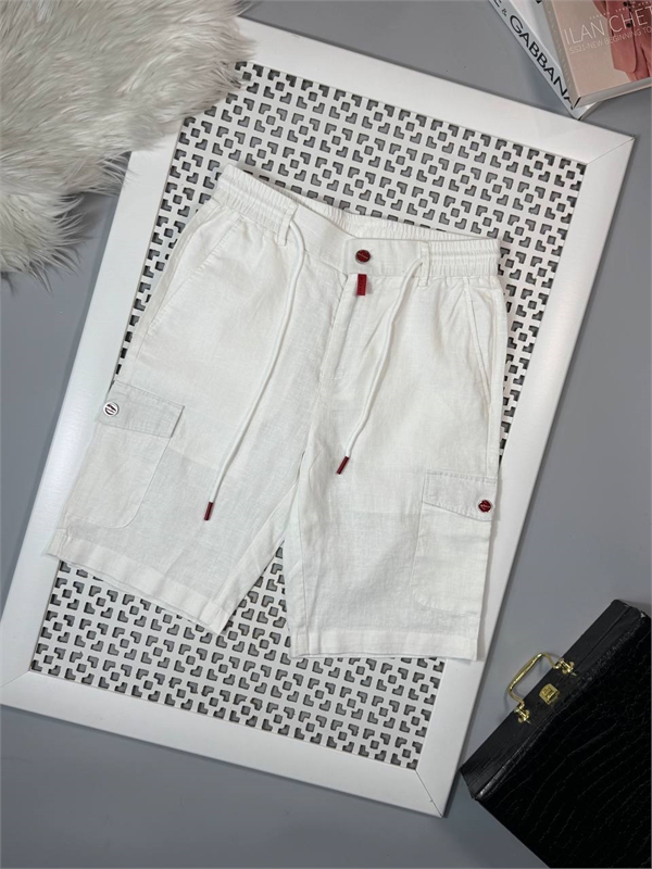 Льняные шорты KITON 138449 - фото 254197