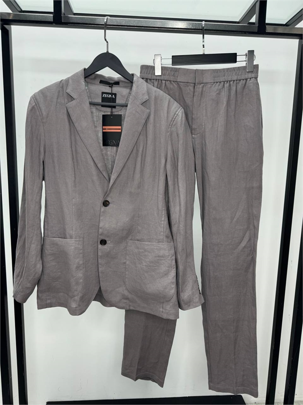 Льняной костюм ZEGNA 138940 - фото 257119