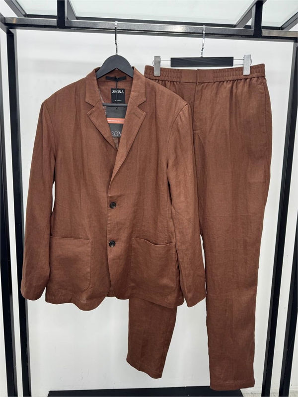 Льняной костюм ZEGNA 138941 - фото 257127
