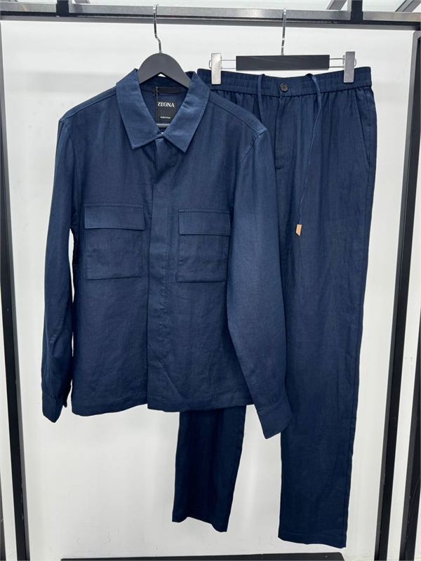 Льняной костюм ZEGNA 139411 - фото 259176