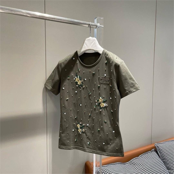Футболка MIU MIU 141840 - фото 272104