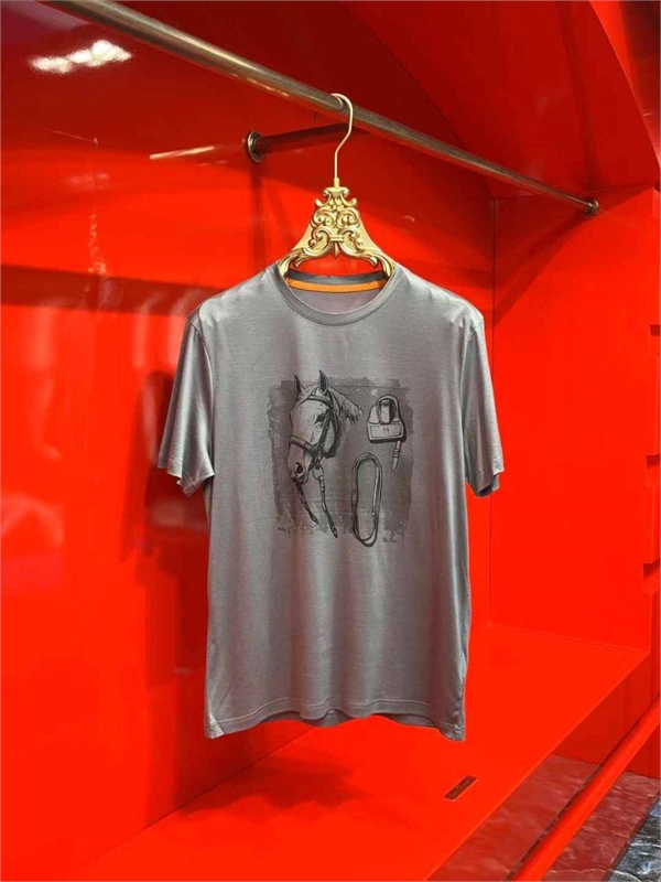 Футболка  HERMES 143848 - фото 279962