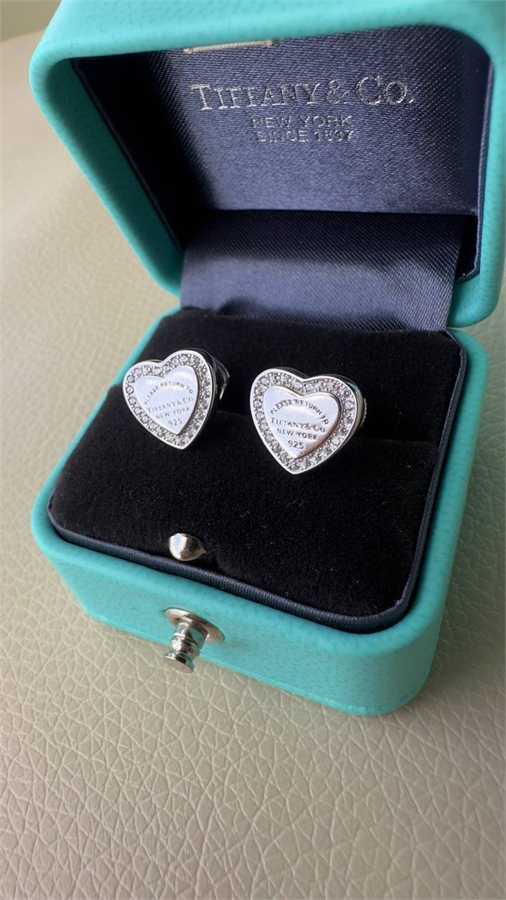 Серьги Tiffany&Co Серебро 925 п 144256 - фото 281844