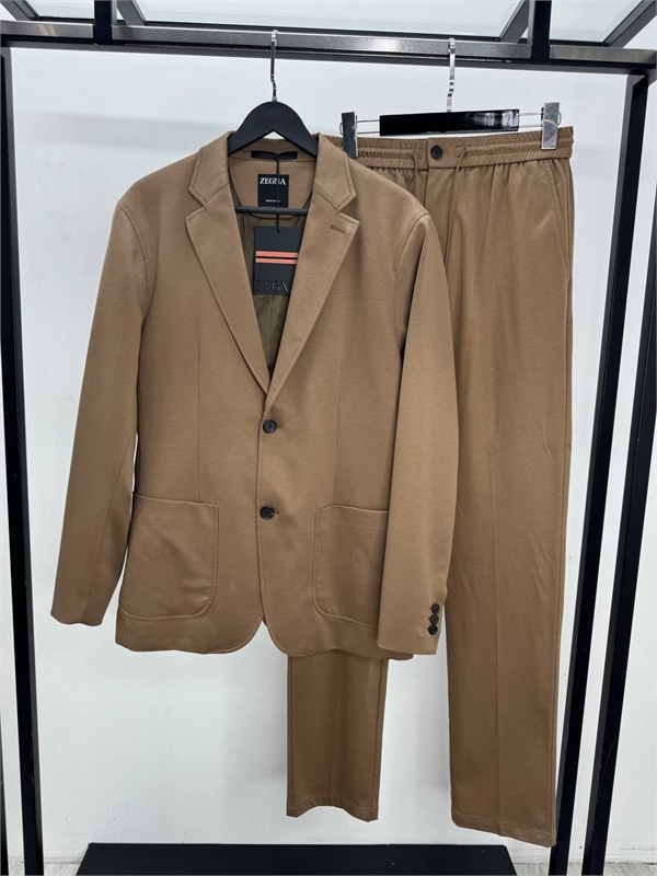 Классический костюм ZEGNA (хлопок, лён) 144274 - фото 281937