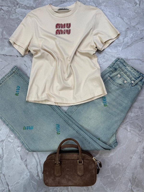 Футболка MIU MIU 144732 - фото 284683