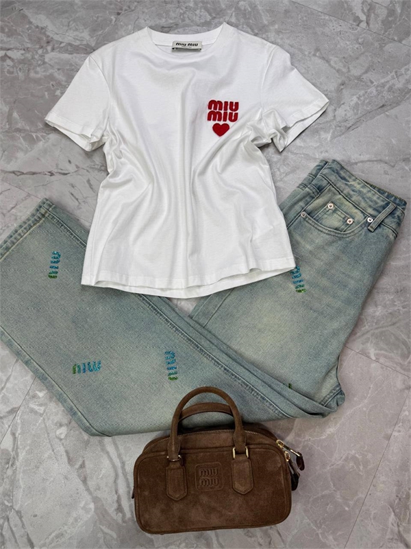 Футболка MIU MIU 144733 - фото 284685