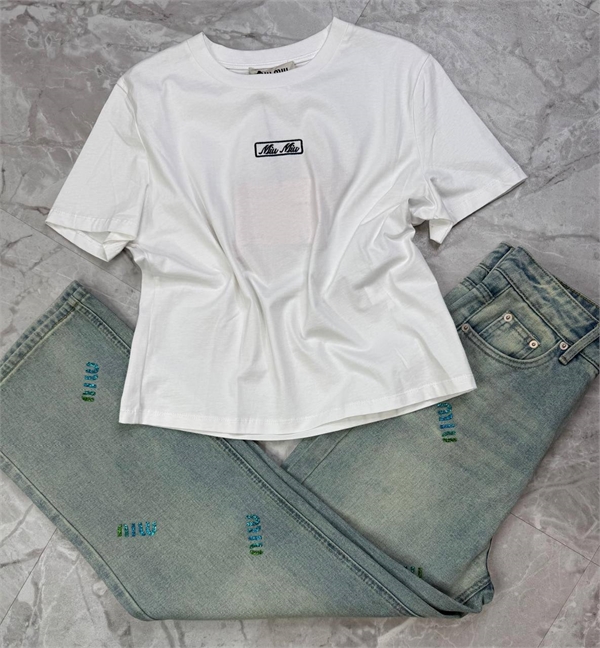 Джинсы MIU MIU 144737 - фото 284694