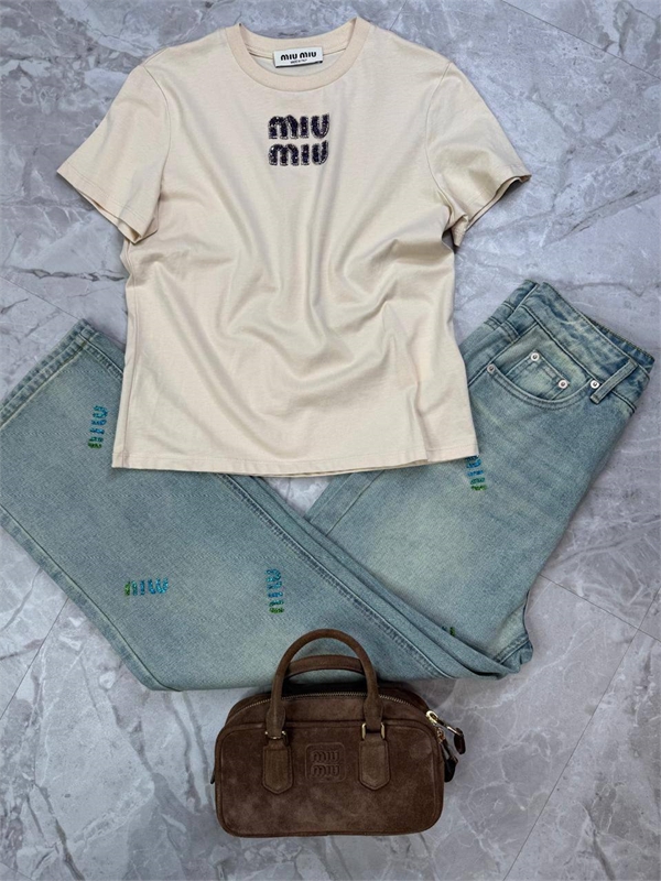Джинсы MIU MIU 144738 - фото 284696