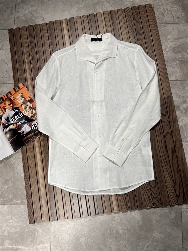 Рубашка ZEGNA (лен) 145778 - фото 291412