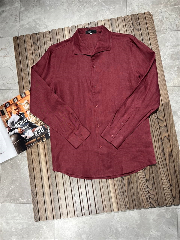 Рубашка ZEGNA (лен) 145779 - фото 291416