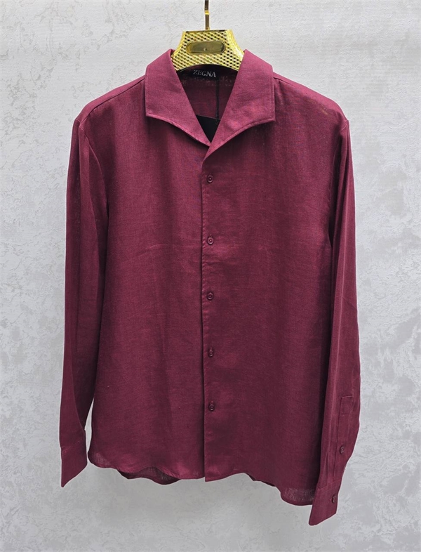 Рубашка ZEGNA (лен) 148402 - фото 306206