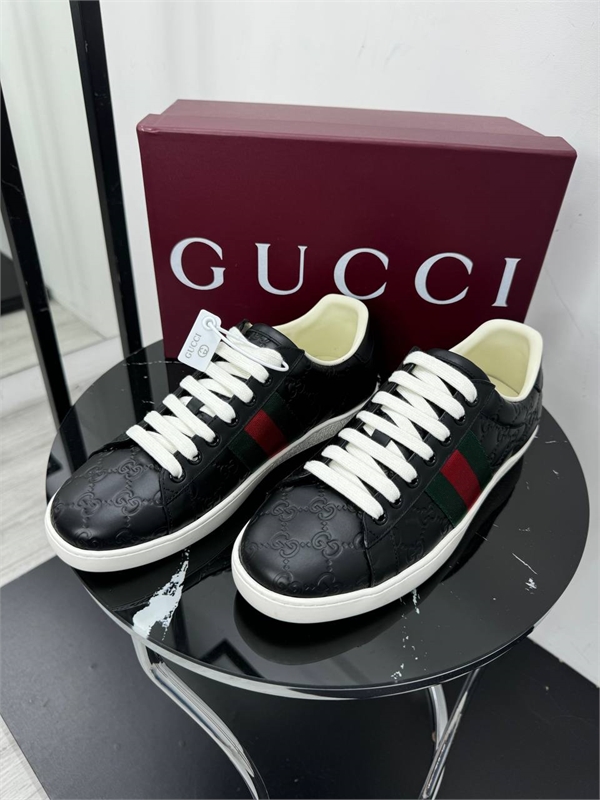 Кеды из натуральной кожи GUCCI 148426 - фото 306356