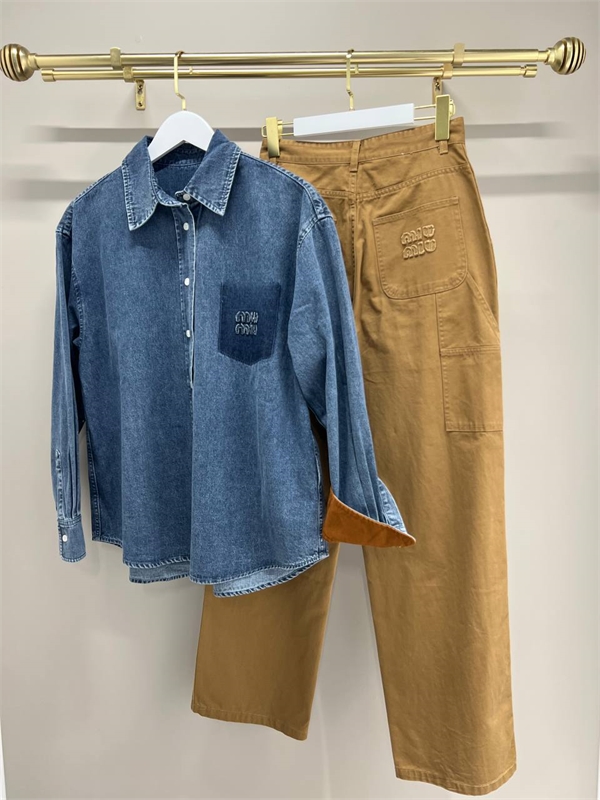 Штаны MIU MIU 150430 - фото 316310