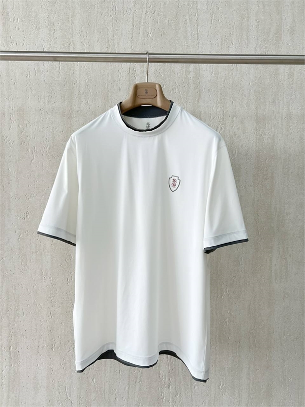 Футболка Brunello cucinelli 150602 - фото 317393