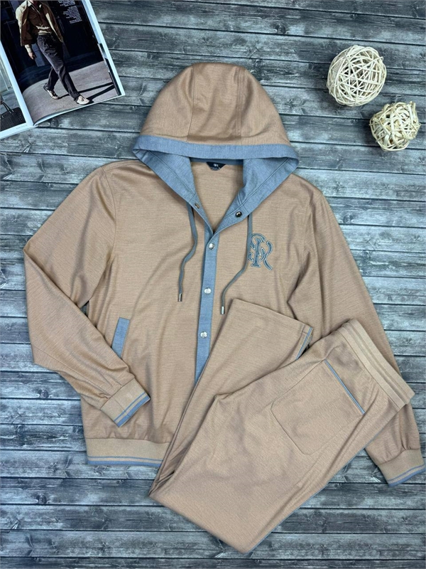 Спортивный костюм SR со вставками кожи крокодила 152271 - фото 325629