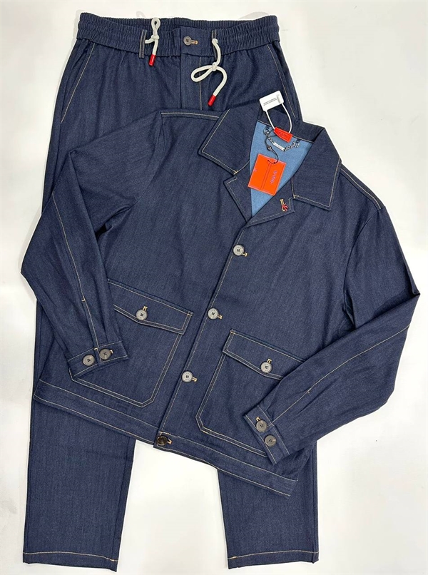 Костюм из денима ISAIA 152284 - фото 325691
