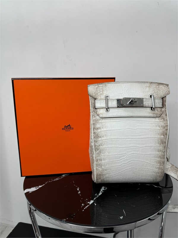 Сумка HERMES из кожи крокодила 155371 - фото 343338