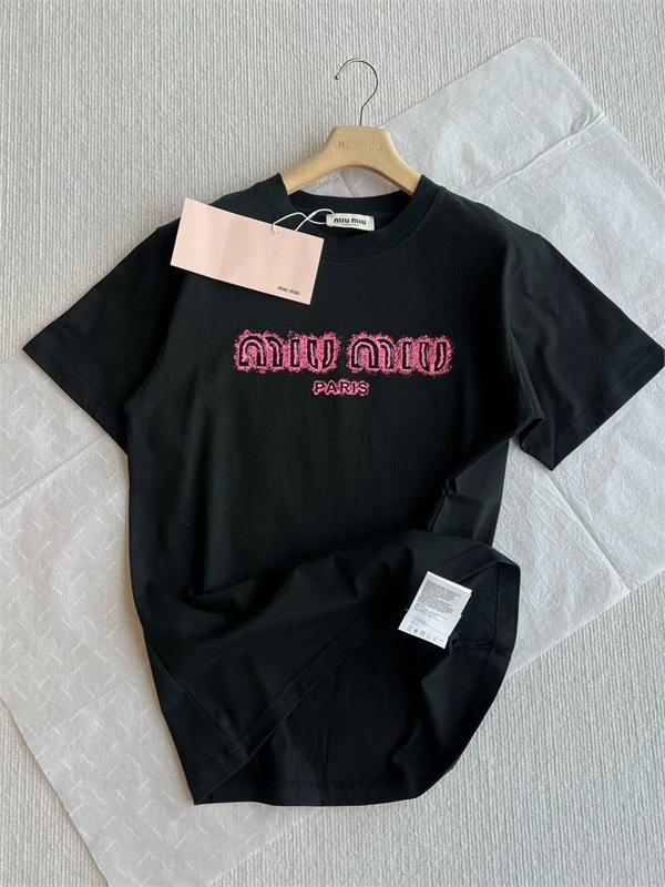 Футболка MIU MIU 155725 - фото 345741