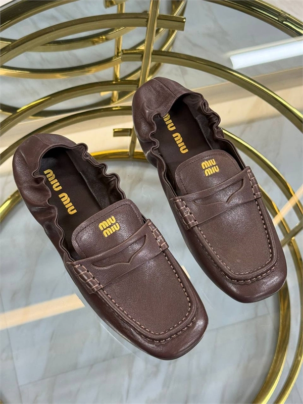 Мокасины MIU MIU 157751 - фото 357725