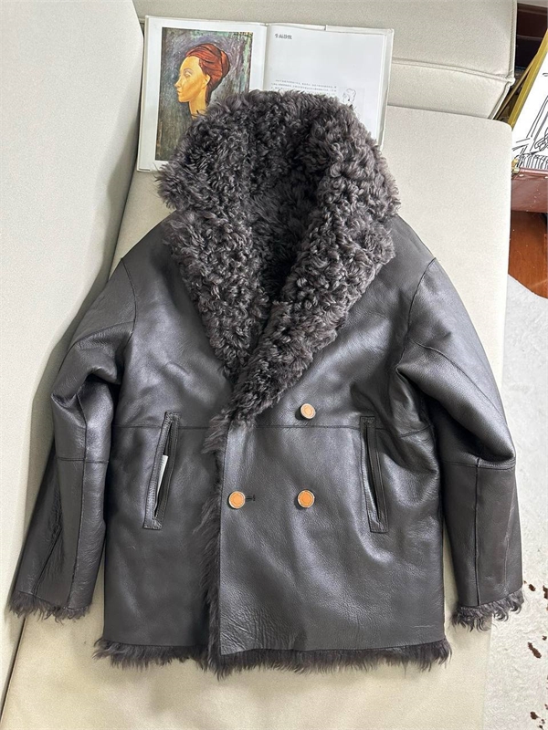 Дубленка HERMES Двусторонняя 157836 - фото 358343