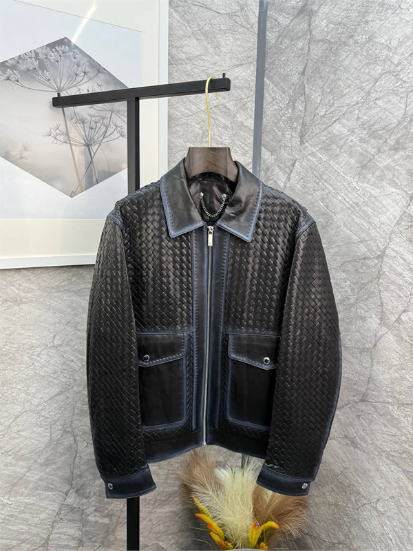 Кожаная куртка BERLUTI 162156