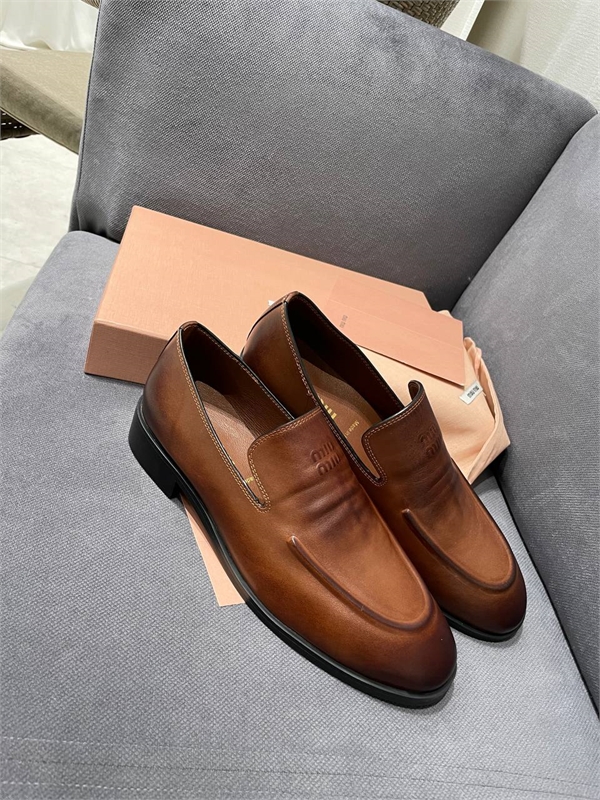 Лоферы MIU MIU 163730