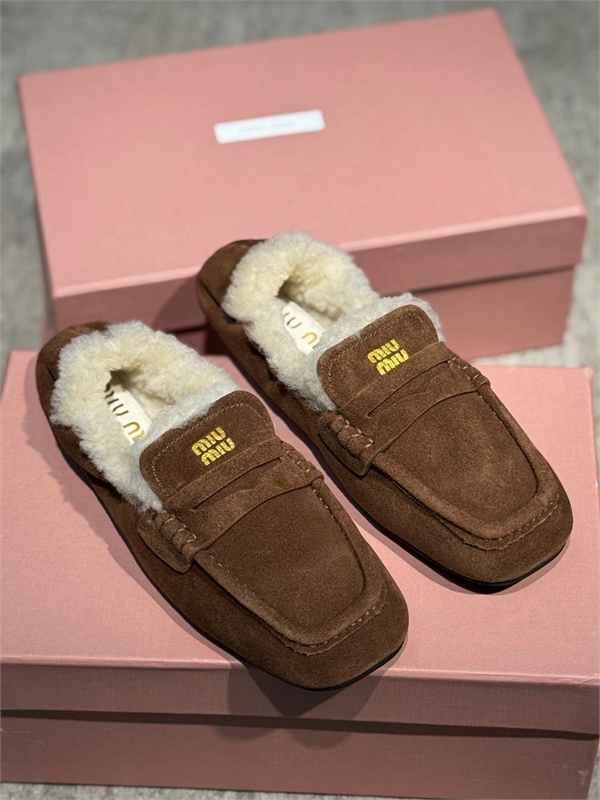 Мокасины MIU MIU 165503