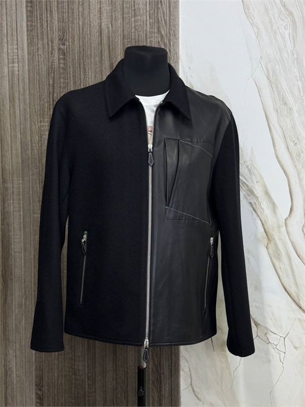 Кожаная куртка HERMES 166014