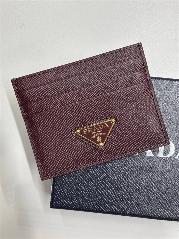 Картхолдер PRADA сафьяновая кожа 166980