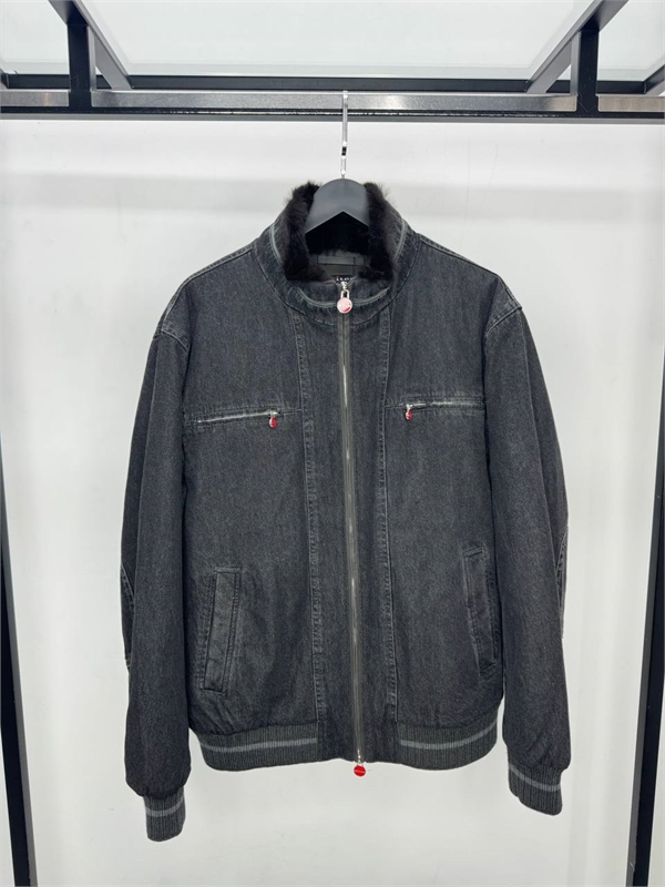 Джинсовая куртка KITAN с мехом Бобра 167232