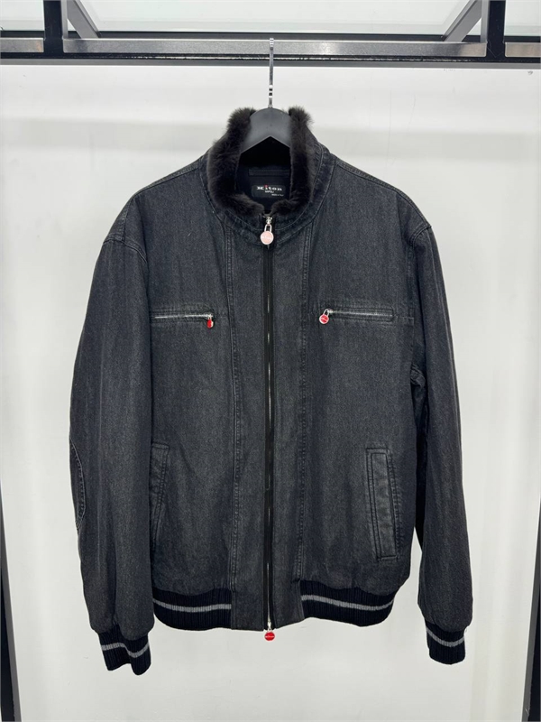 Джинсовая куртка KITAN с мехом Бобра 167235