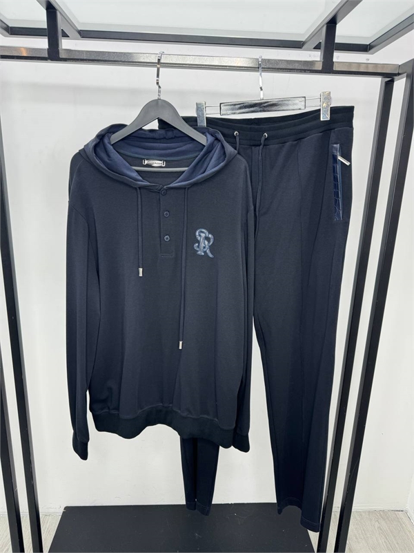 Спортивный костюм SR со вставками из кожи крокодила 167546