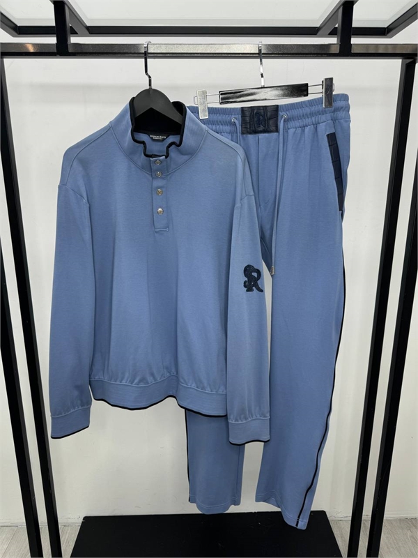 Спортивный костюм SR со вставками кожи кроко 167640