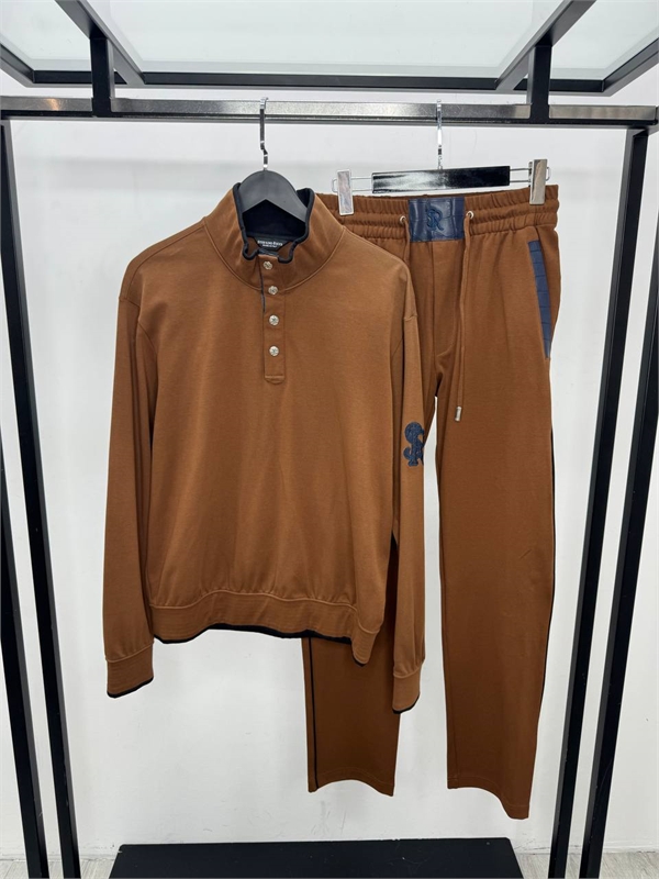 Спортивный костюм SR со вставками кожи кроко 167641