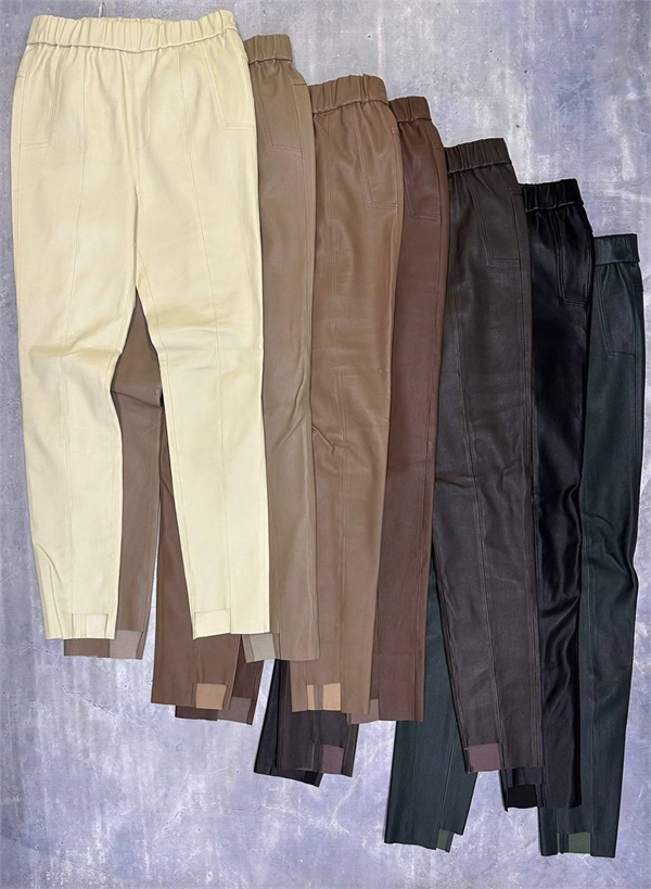 Брюки BOTTEGA VENETA Кожа 169677