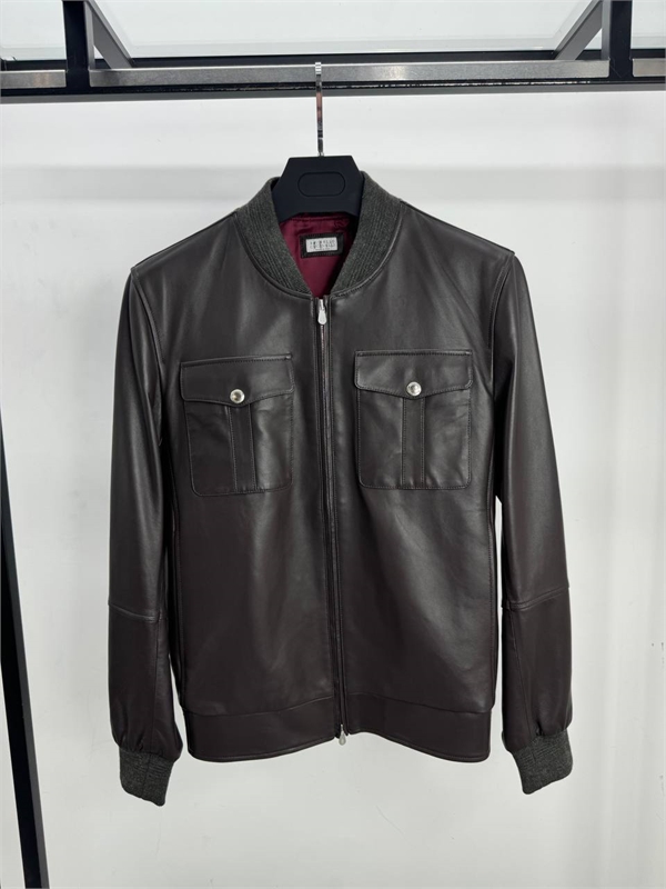 Кожаный бомбер BC 170873