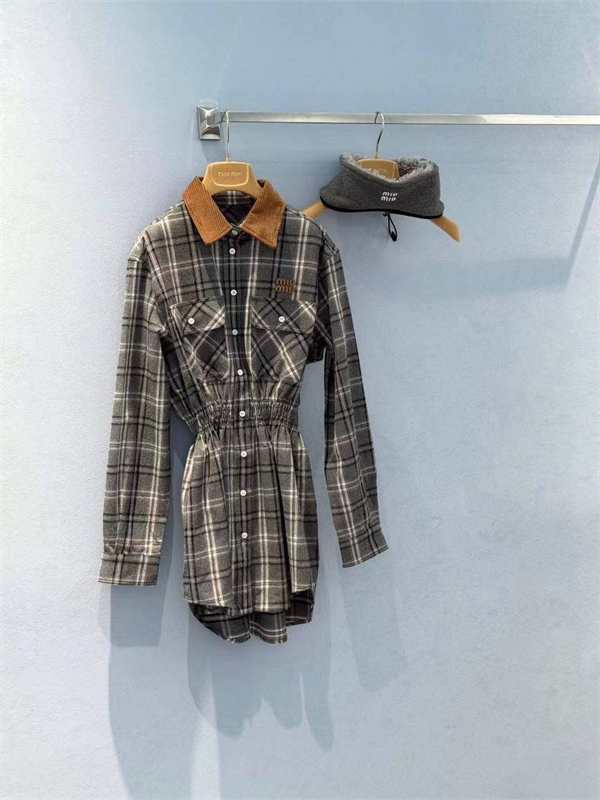 Платье - Рубашка MIU MIU 174342