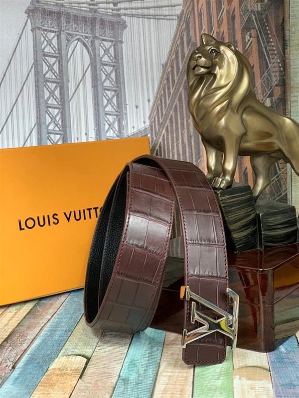 Ремень Louis Vuitton из кожи крокодила 2824 - фото 828