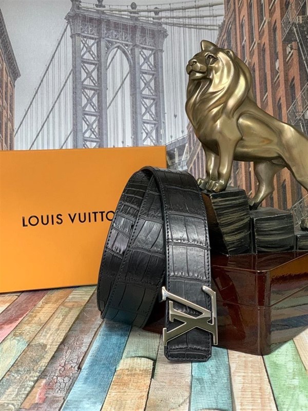 Ремень Louis Vuitton из кожи крокодила 2825 - фото 829