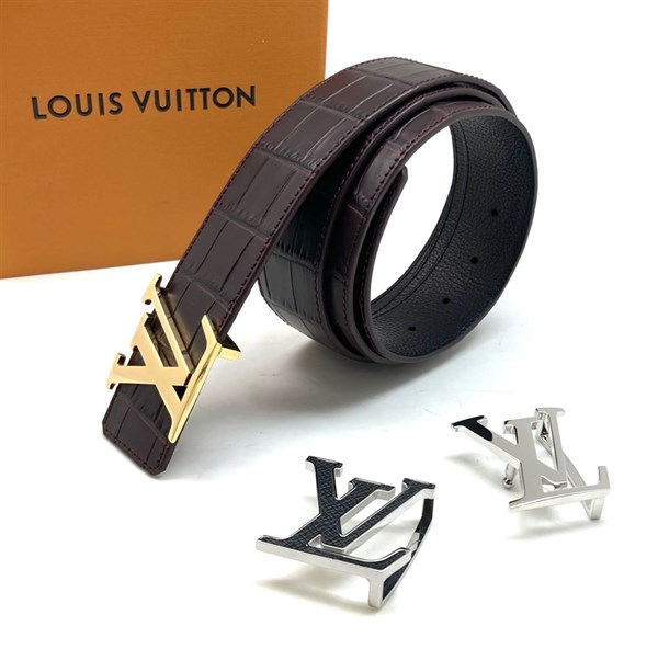 Ремень Louis Vuitton из кожи крокодила 6793 - фото 833