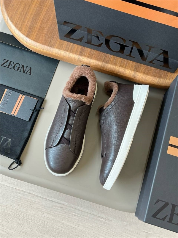 Кеды Zegna на меху 102149 - фото 93229