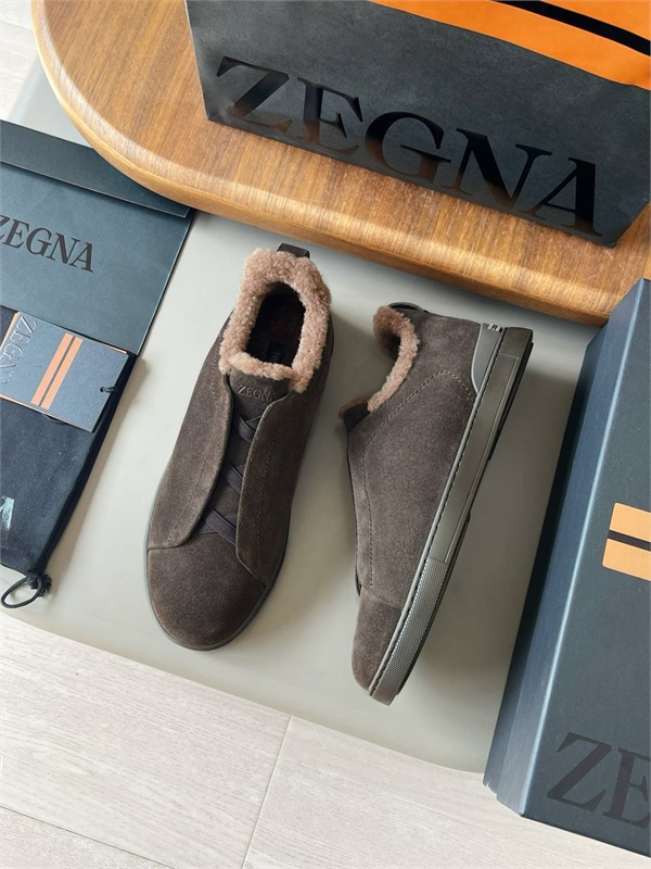 Кеды Zegna на меху 102153 - фото 93237