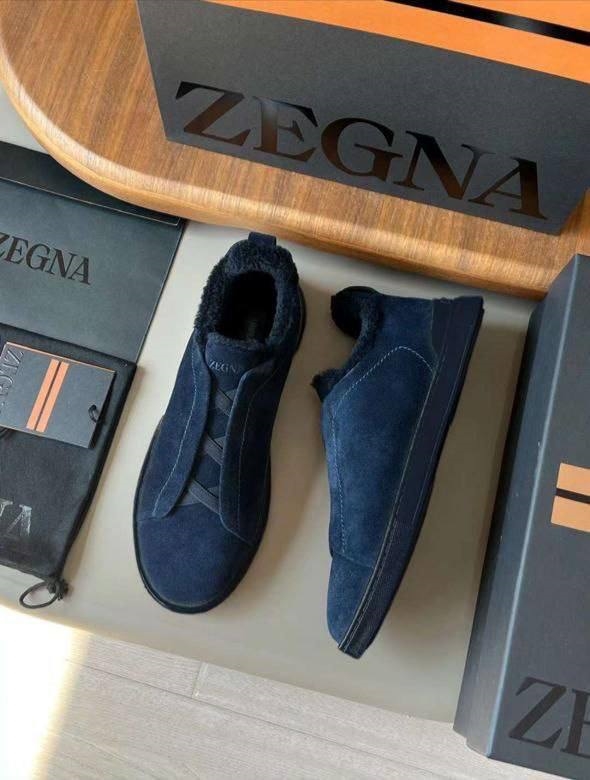 Кеды на меху  Zegna 104315 - фото 99984