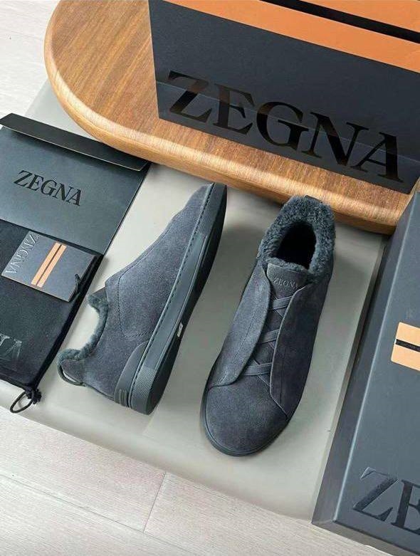 Кеды на меху  Zegna 104317 - фото 99988