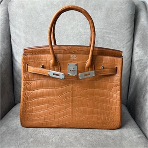 Сумка HERMES 30 см Кожа крокодила 122603