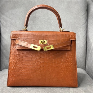 Сумка HERMES 25 см Кожа крокодила 122615