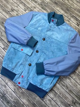 Замшевая куртка kiton 44819