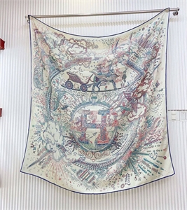 Платок HERMES Кашемир и Шелк 174307