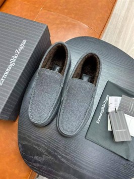 Лоферы Zegna на меху 46952